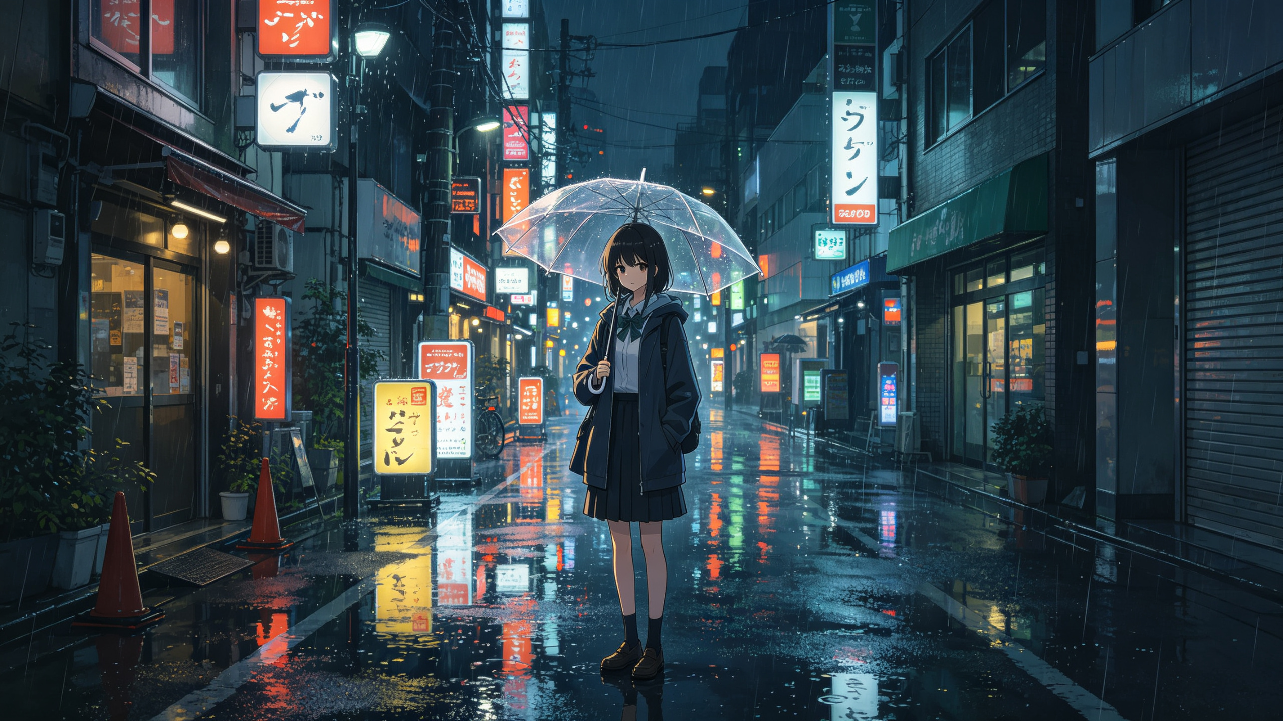 雨夜东京